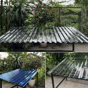 Tấm lợp Polycarbonate 11 sóng có nhiều kiểu dáng và màu sắc