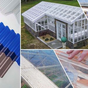 Tấm lợp Polycarbonate dạng sóng ứng dụng trong nhiều công trình kiến trúc