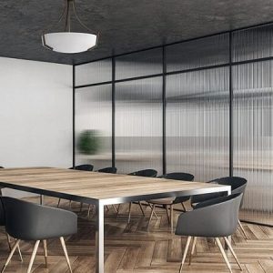 Vách ngăn phòng bằng tấm polycarbonate rỗng ruột